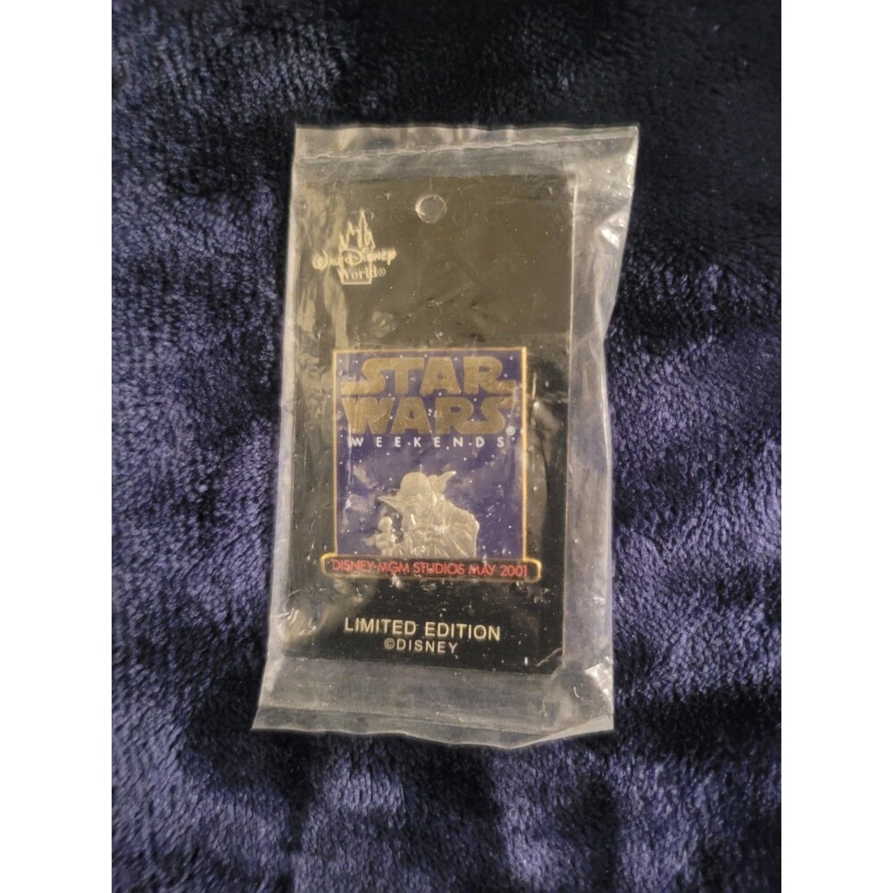 WDW Star Wars Weekends 2001 Yoda LE 2001 Disney Pin New Factory Sealed